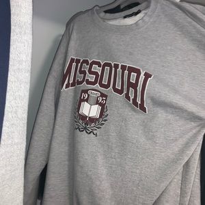 grey soft crewneck